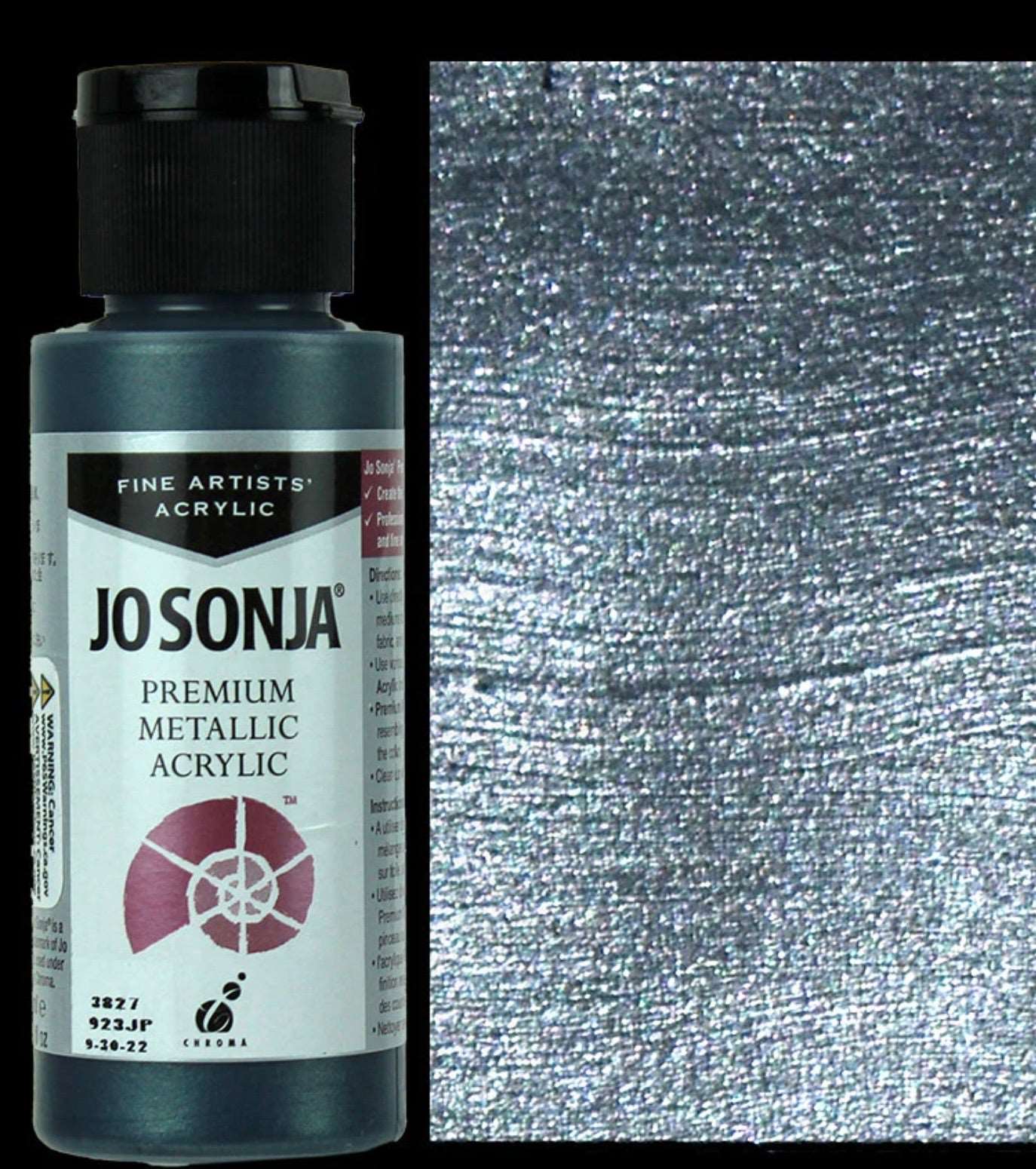 Steel Blue Jo Sonjas Premium Metallics 60ml - Jo Sonjas -   -