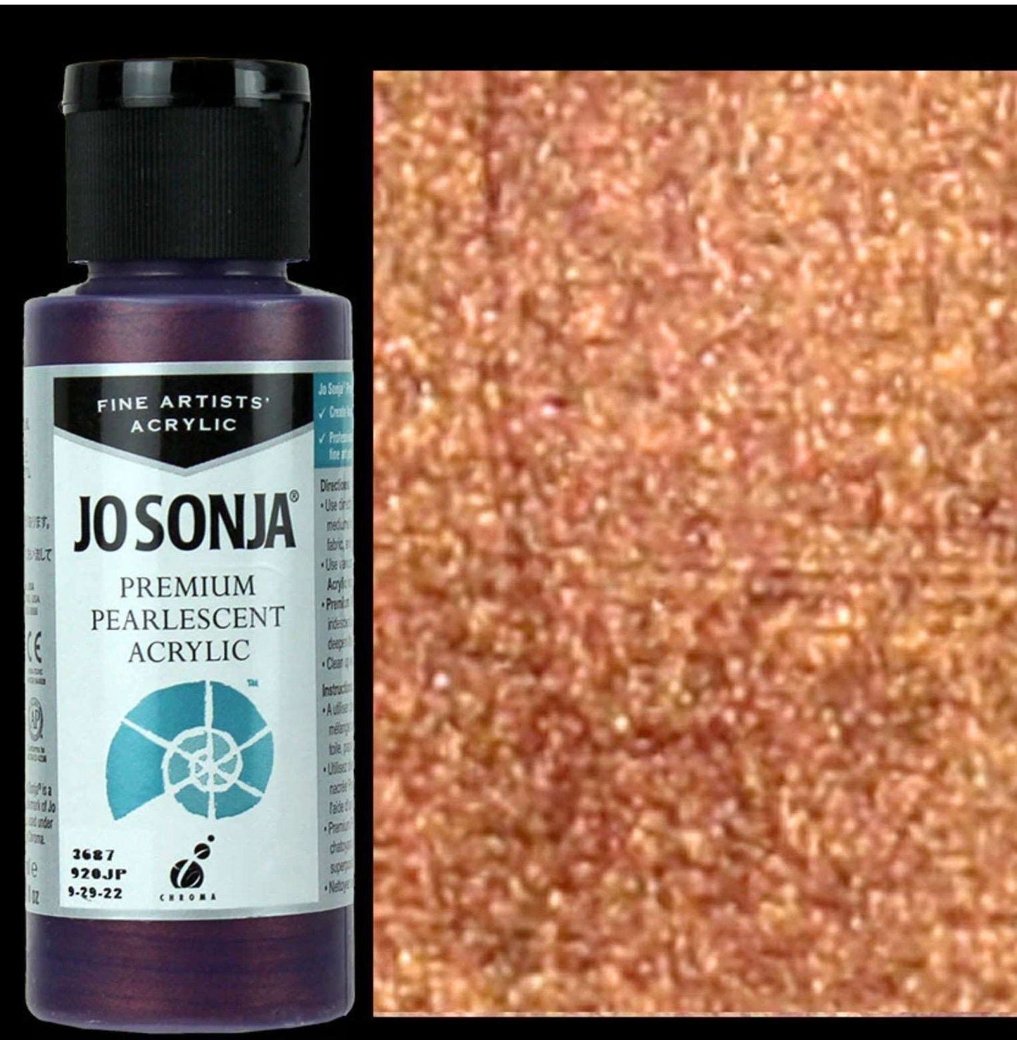 Dark Red Violet Jo Sonjas Premium Pearlescent 60ml - Jo Sonjas -   -
