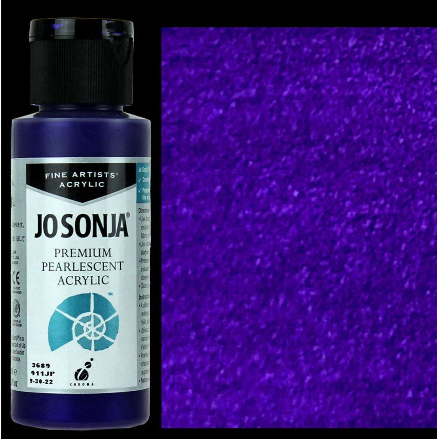 Deep Violet Jo Sonjas Premium Pearlescent 60ml - Jo Sonjas - -