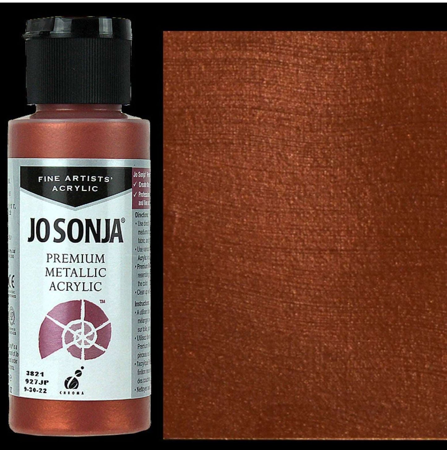 Burnished Copper Jo Sonjas Premium Metallics 60ml - Jo Sonjas -   -