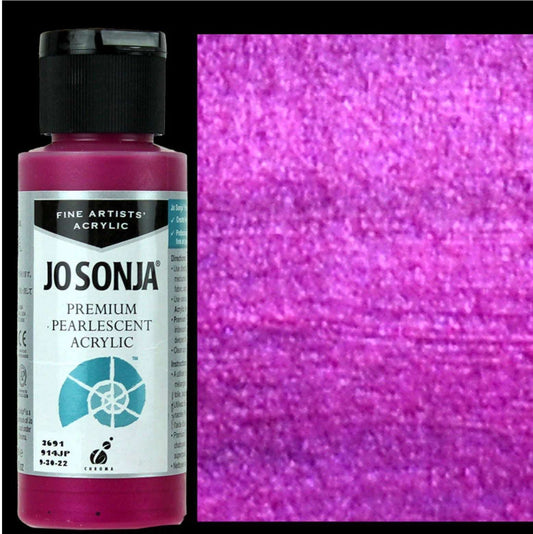 Magenta Jo Sonjas Premium Pearlescent 60ml - Jo Sonjas -   -