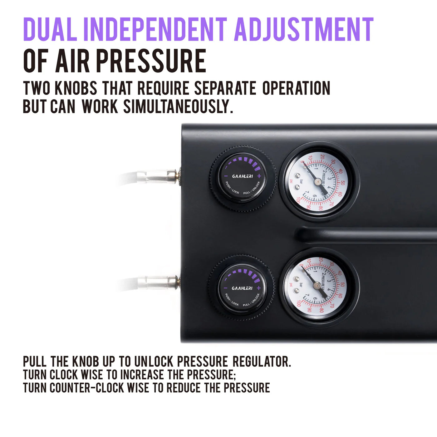 Gaahleri Dual Drive Airbrush Compressor GT-918