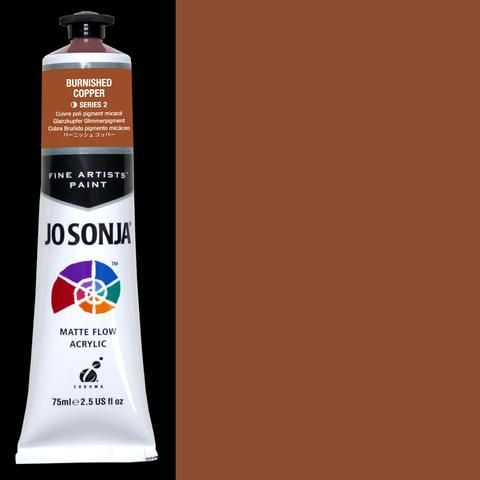 Copper - Jo Sonja 75ml Artist Quality Acryllic Paint - Metallics - Jo Sonjas - -