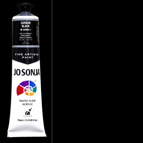Carbon Black - 75ml/237ml | Artist Quality Acrylic Paint - Series 1 - Jo Sonjas -   -