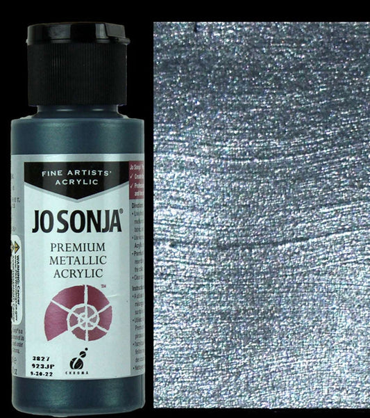 Steel Blue Jo Sonjas Premium Metallics 60ml - Jo Sonjas -   - 