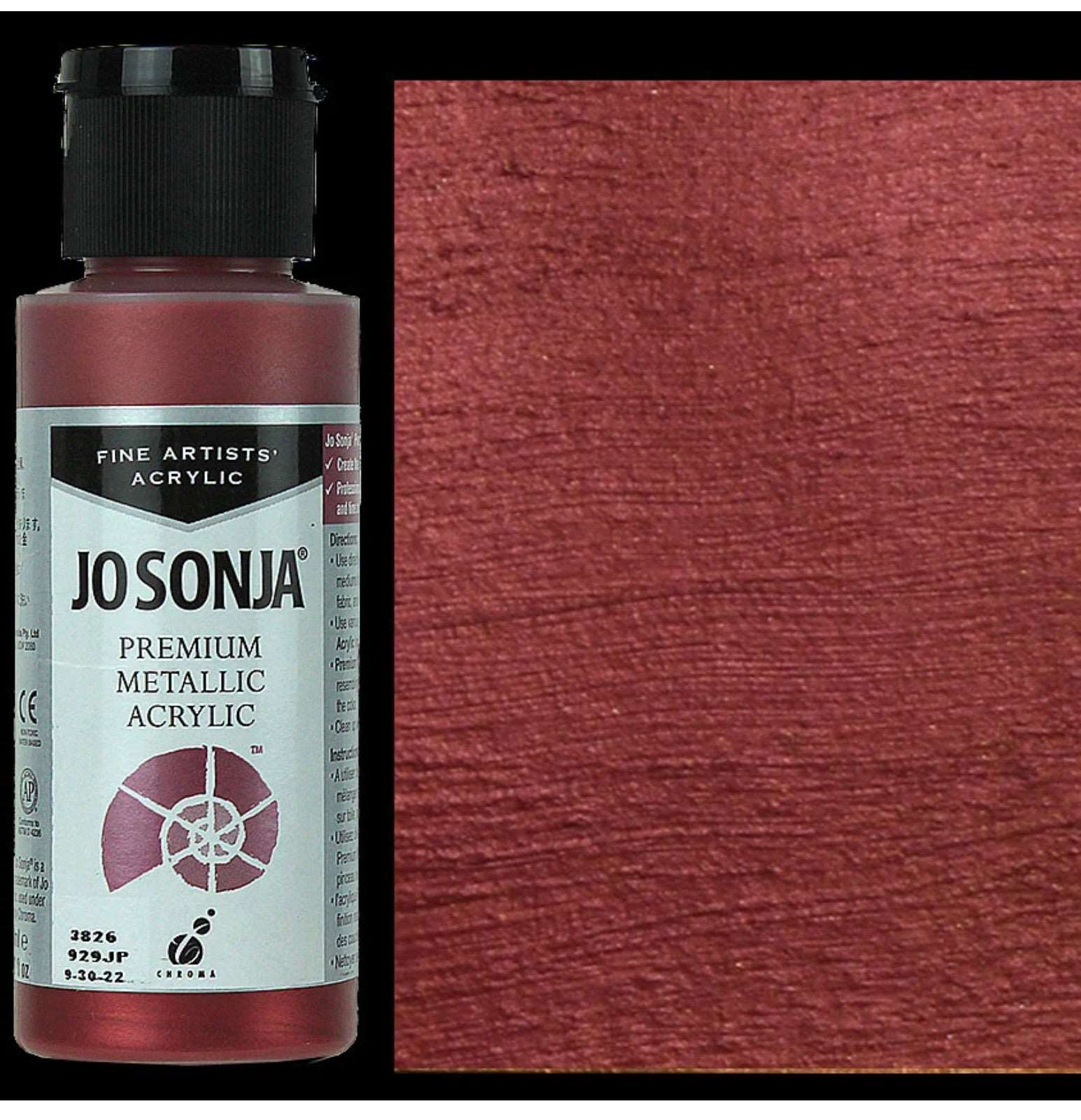 Rose Gold Jo Sonjas Premium Metallics 60ml - Jo Sonjas -   - 