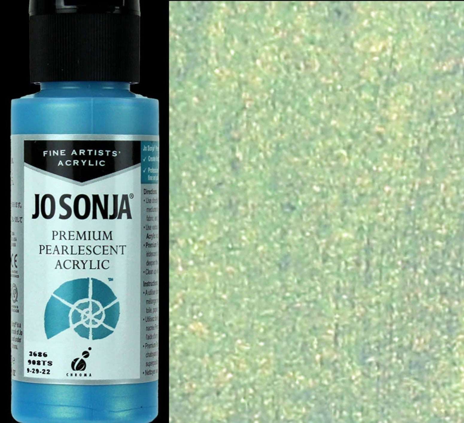 Blue Jo Sonjas Premium Pearlescent 60ml - Jo Sonjas -   - 