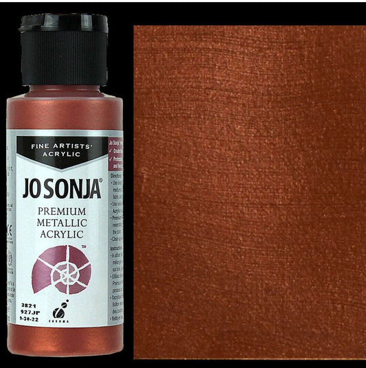 Burnished Copper Jo Sonjas Premium Metallics 60ml - Jo Sonjas -   - 