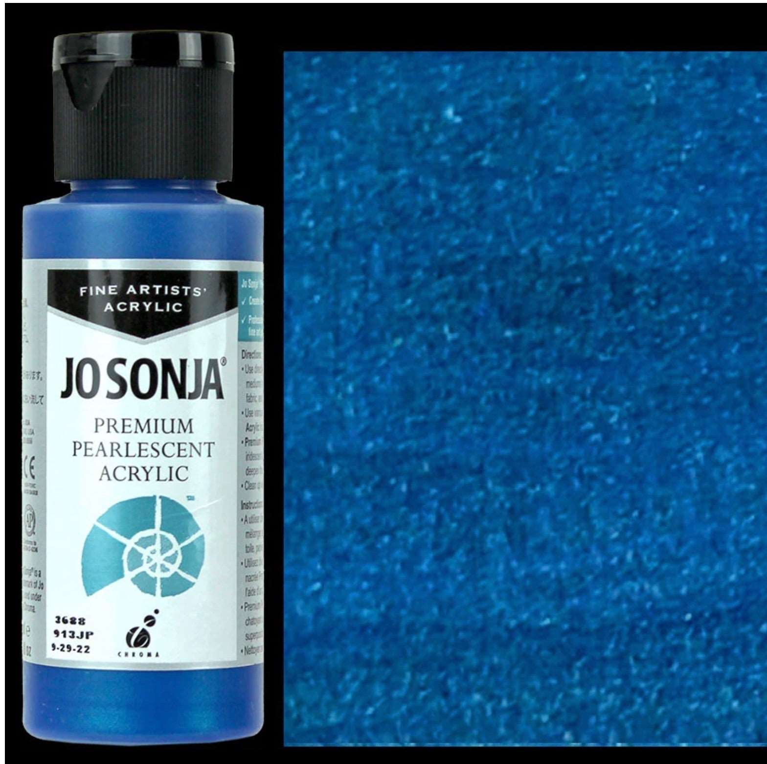 Deep Blue Jo Sonjas Premium Pearlescent 60ml - Jo Sonjas -   - 