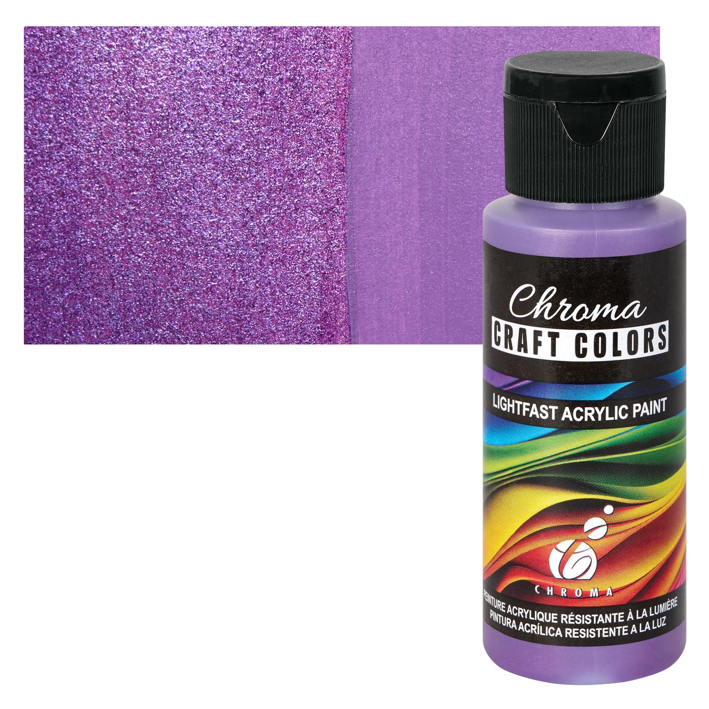 Frosted Fairy (Metallic Purple) - 60ml | Chroma Craft Colours
