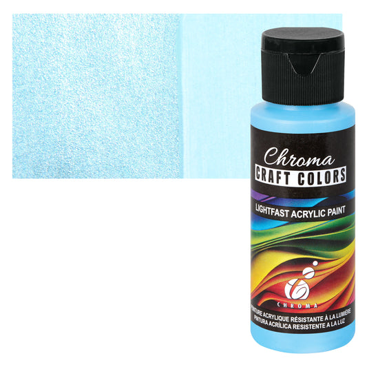 Shimmering Pearl (Metallic Pale Blue) - 60ml | Chroma Craft Colours
