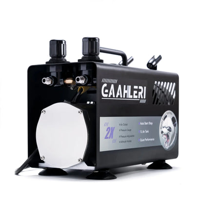 Gaahleri Dual Drive Airbrush Compressor GT-918