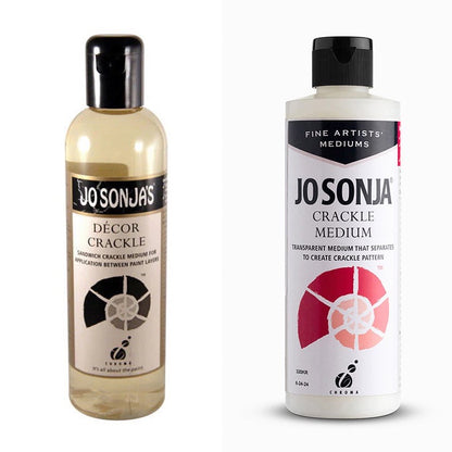 Decor Crackle Medium and Crackle Glaze Medium Pack | 2 x 250ml