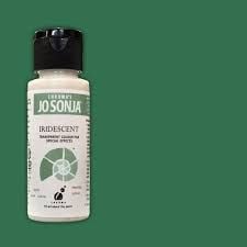 A Green - Jo Sonja 60ml Bottle Iridescent Acrylic Paint - Jo Sonjas -   - 