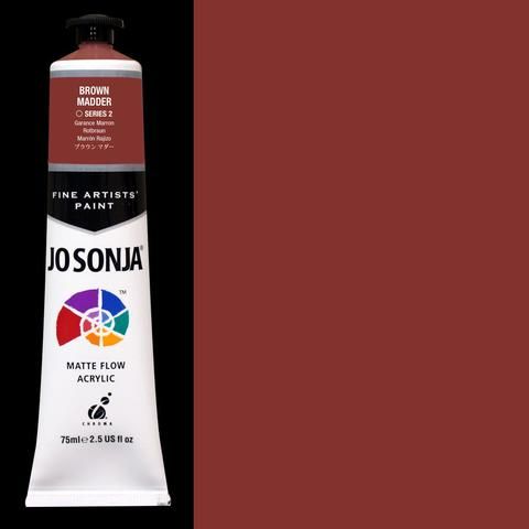 Brown Madder - 75ml | Artist Quality Acrylic Paint - Series 2 - Jo Sonjas -   - 