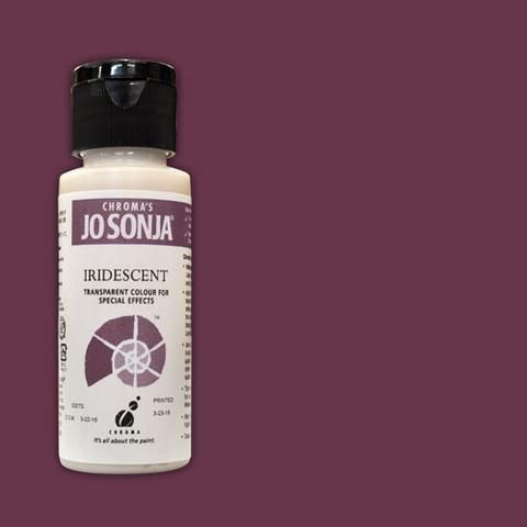 A Red - Jo Sonja 60ml Bottle Iridescent Acrylic Paint - Jo Sonjas -   - 