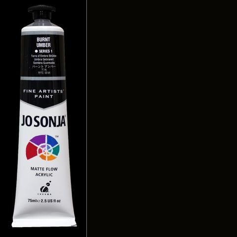 Burnt Umber - 75ml/237ml | Artist Quality Acrylic Paint - Series 1 - Jo Sonjas -   - 