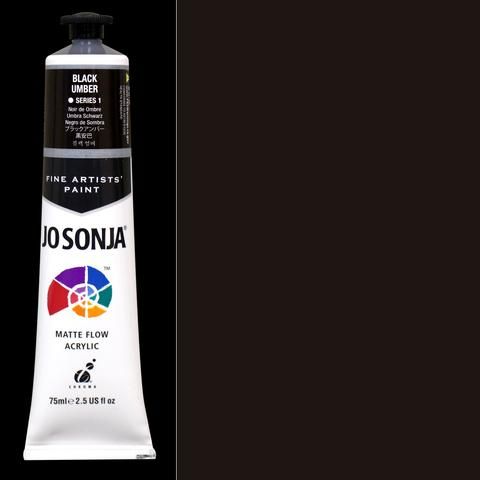 Black Umber - 75ml | Artist Quality Acrylic Paint - Series 1 - Jo Sonjas -   - 