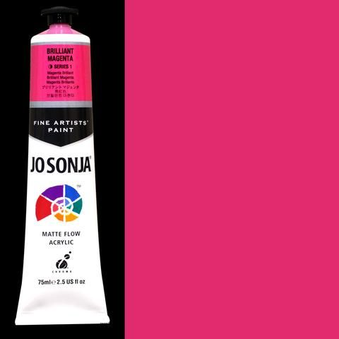 Brilliant Magenta - 75ml | Artist Quality Acrylic Paint - Series 1 - Jo Sonjas -   - 