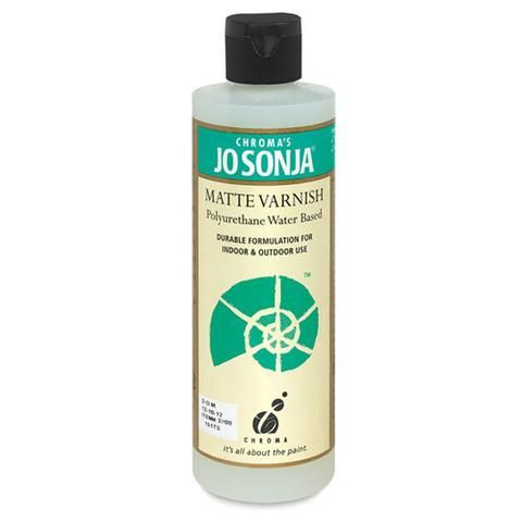 Poly Varnish Matte | Medium - 237ml Bottles - Jo Sonjas -   - 